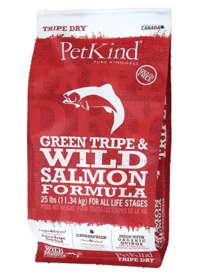 25% OFF: PetKind Green Tripe & Wild Salmon Grain-Free Dry Dog Food