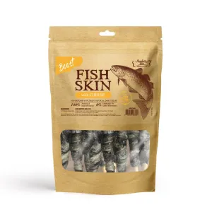 Absolute Bites Super Boost Fish Skin With Cheese Dog Treats