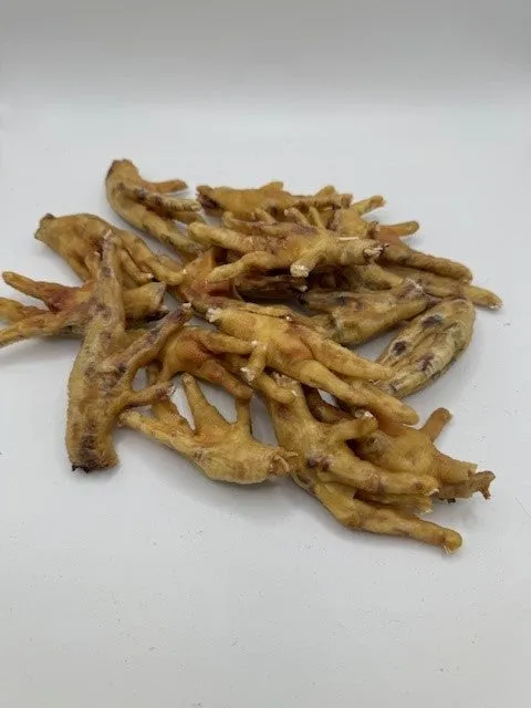 Air-Dried Chicken Feet for Dogs - CRUNCHY Treat for Dogs - 100% California Chicken - Human Grade