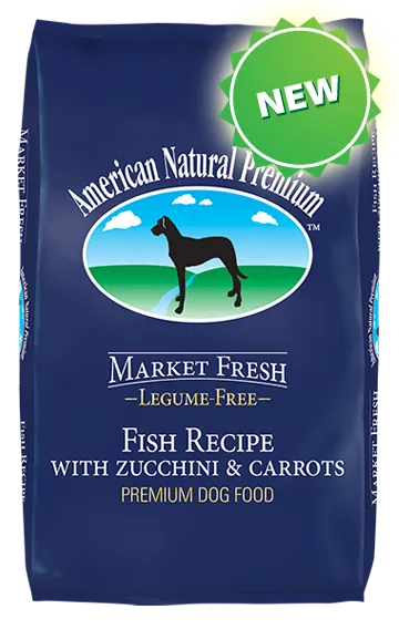 American Natural Premium Fish Recipe with Zucchini & Carrots For Dogs