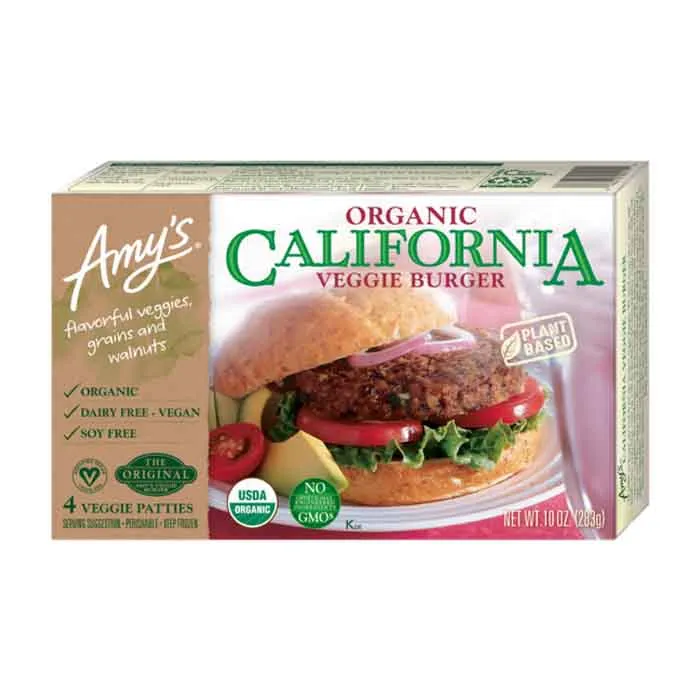 Amys - Veggie Burgers, 10oz | Multiple Flavors | Pack of 12