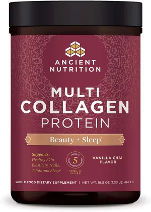 ANCIENT NUTRITION Multi Collagen Protein (Beauty   Sleep - 235 gr)