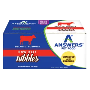 Answers Pet Food Detailed Beef Formula for Dogs - Nibbles