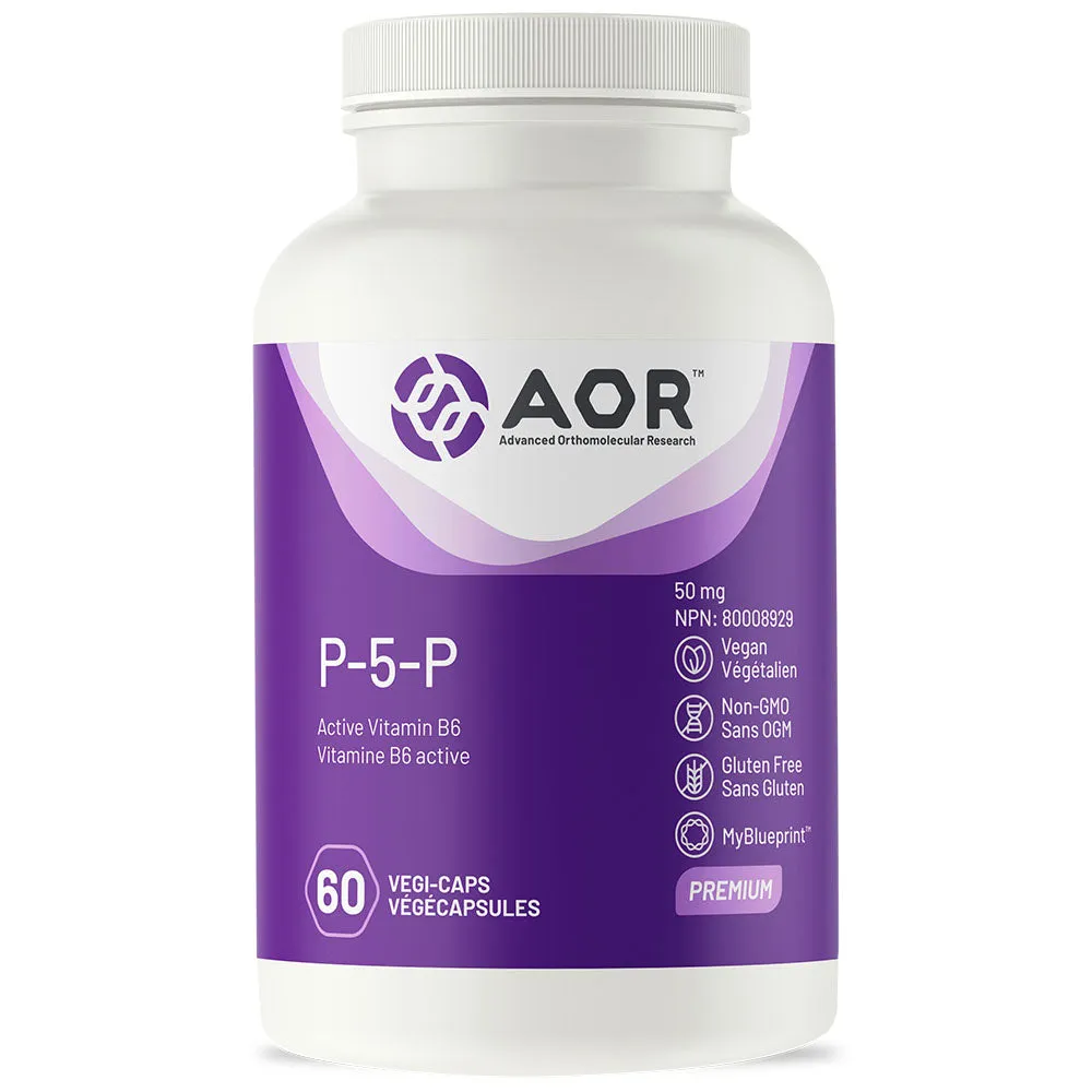 AOR P-5-P (50mg) (60 Vegi-Capsules)