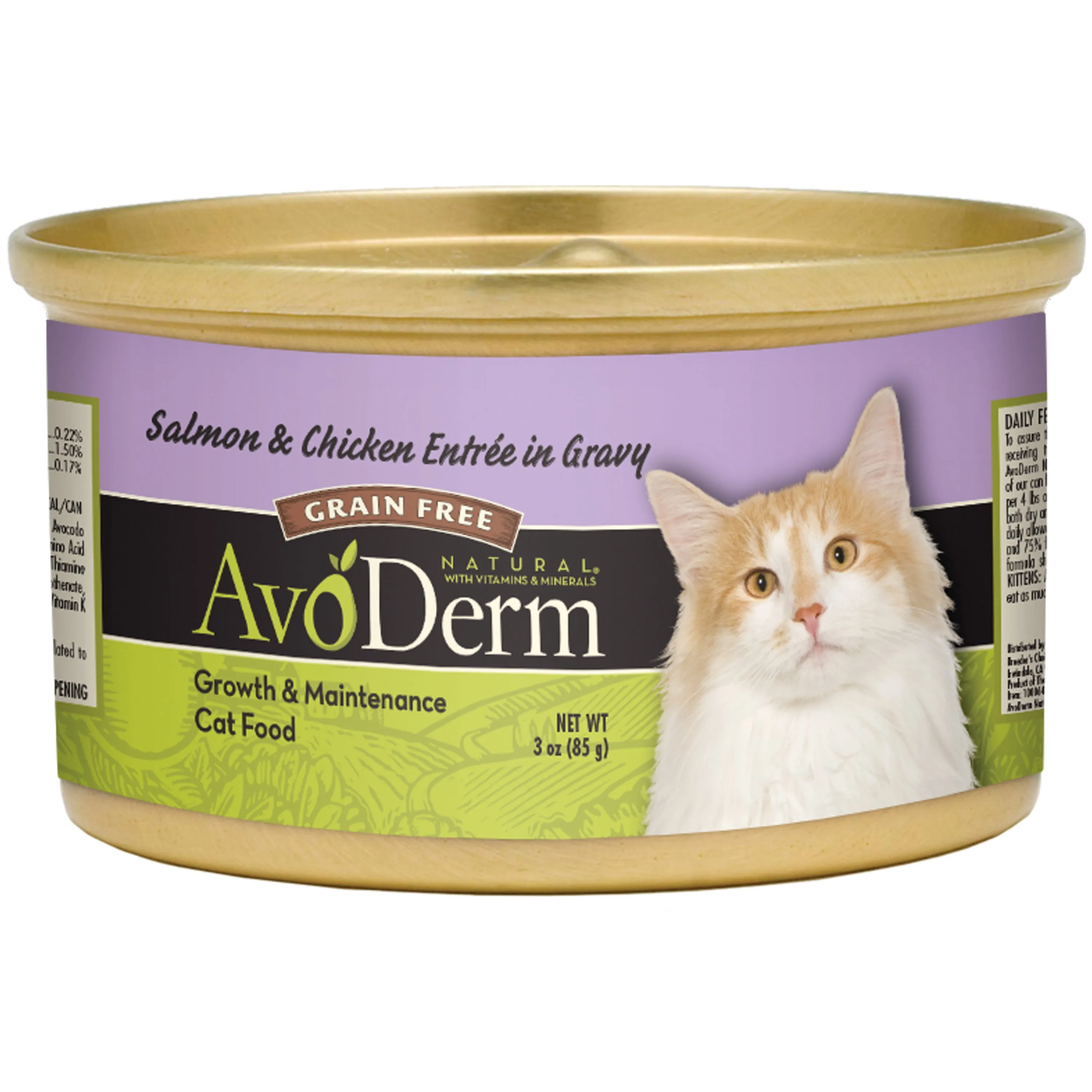 AvoDerm AVO CN CAT SALM/CHICK 3oz