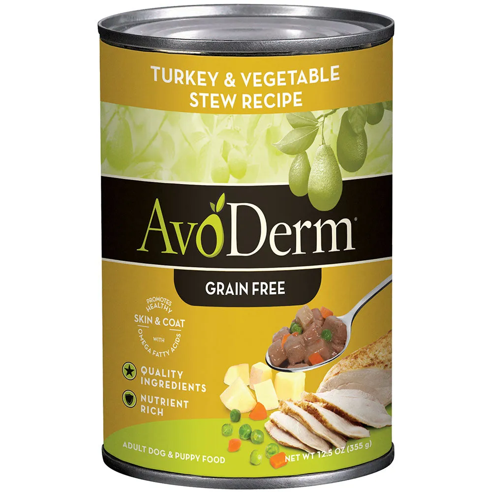 AvoDerm GRAIN FREE TURKEY & VEGETABLE STEW RECIPE