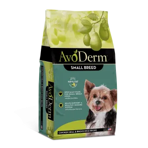 AvoDerm® Small Breed Chicken Meal & Brown Rice Recipe, Dry Dog Food, 3.5-lb Bag