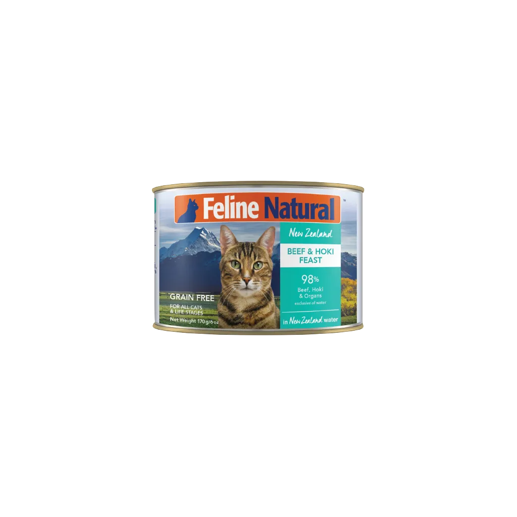 Beef & Hoki Feast Canned Cat Food