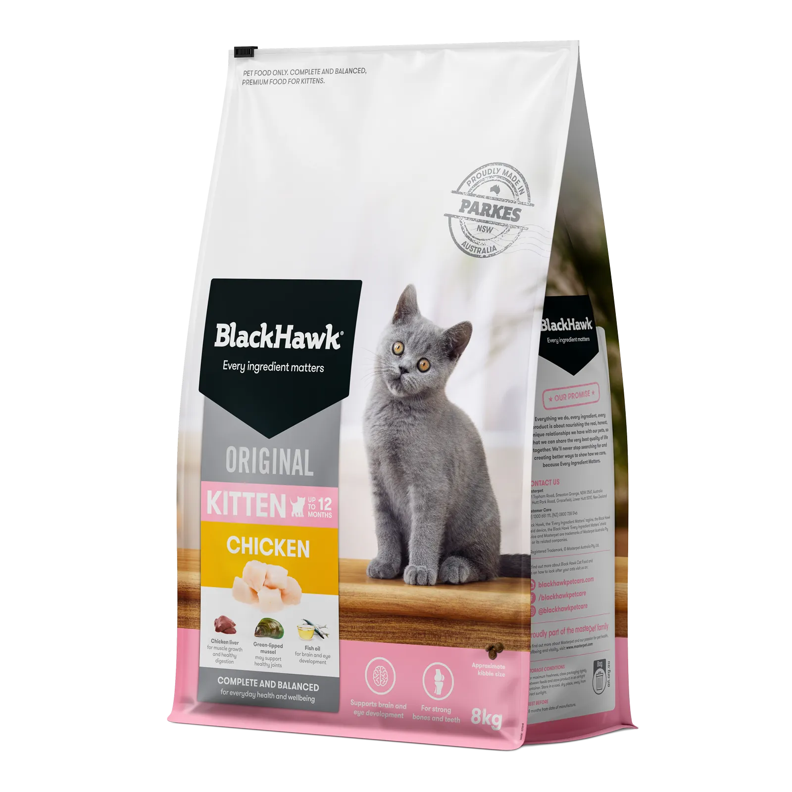 Black Hawk Original Cat Food Kitten Chicken