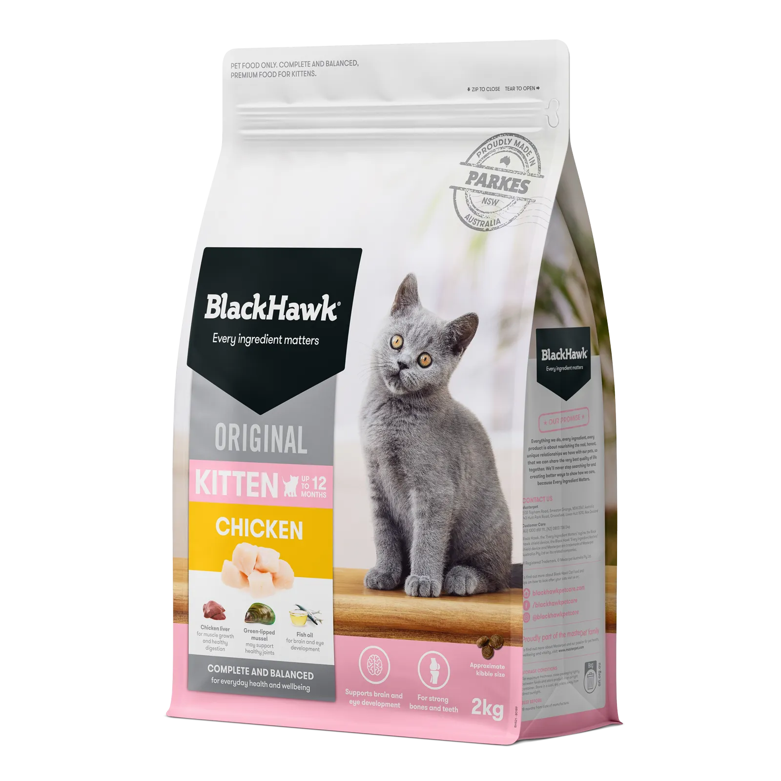 Black Hawk Original Cat Food Kitten Chicken