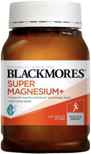 Blackmores Super Magnesium  Muscle Health c200 Tablets