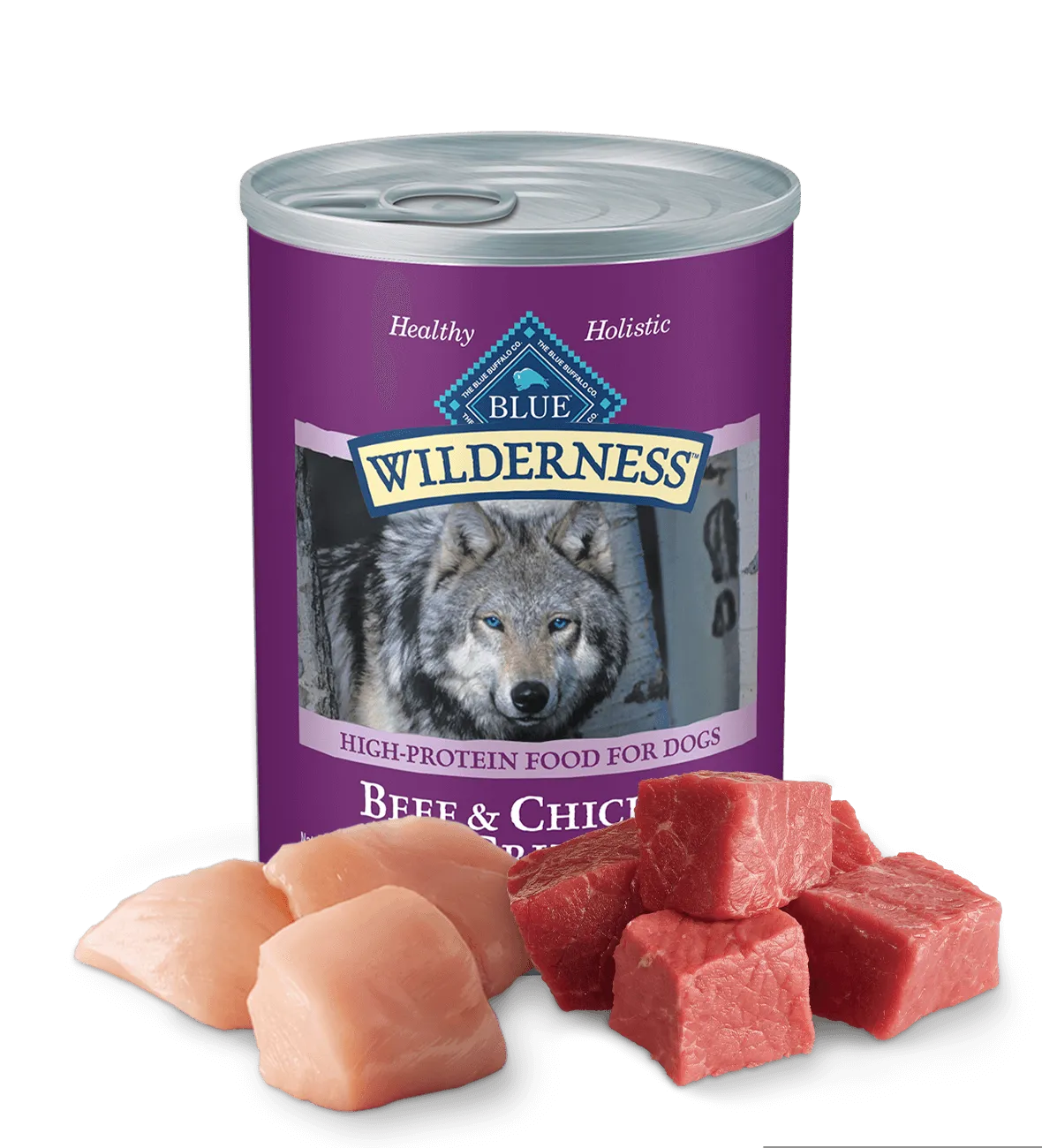 Blue Buffalo Wilderness Beef and Chicken Grill Dog  Wet Food