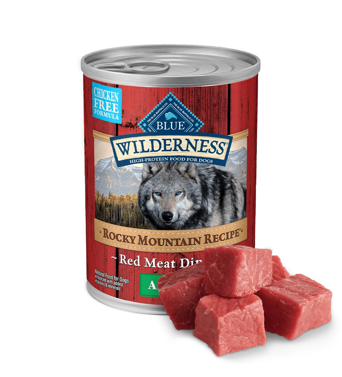 Blue Buffalo Wilderness Grain Free Rocky Mountain Recipe Red Meat Wet Dog Food