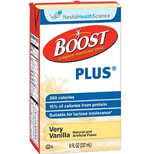 Boost Kid Essentials Plus Oral Supplement Very Vanilla 8 oz. Tetra Brik Ready to Use Case of 54