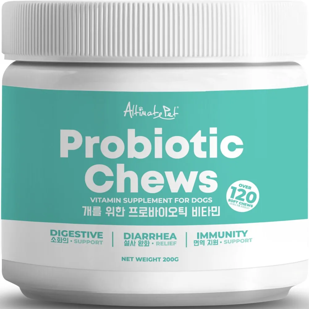 'BUNDLE DEAL': Altimate Pet Probiotic Dog Supplement Chews 200g