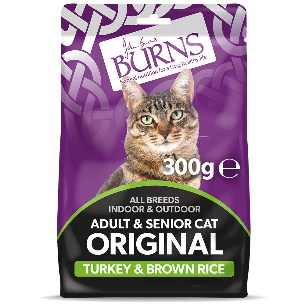 Burns | Original Cat Food | Gluten Free Turkey & Brown Rice - Adult & Senior