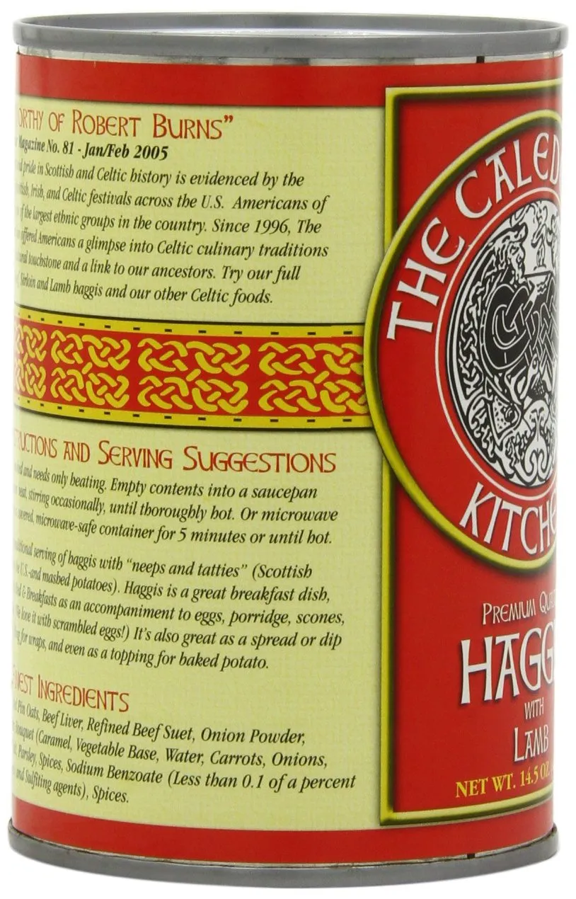 Caledonian Haggis With Lamb, 14.5-Ounce Cans (Pack of 3)