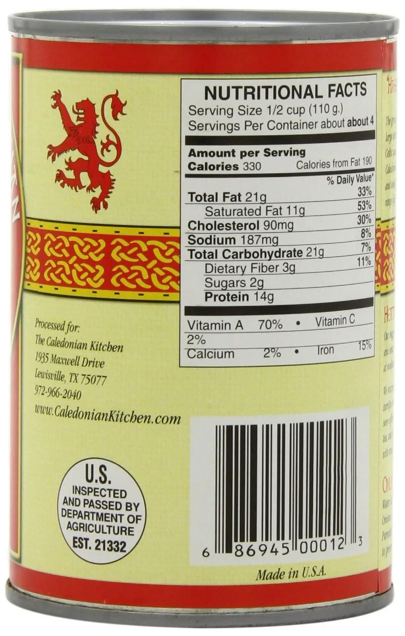 Caledonian Haggis With Lamb, 14.5-Ounce Cans (Pack of 3)