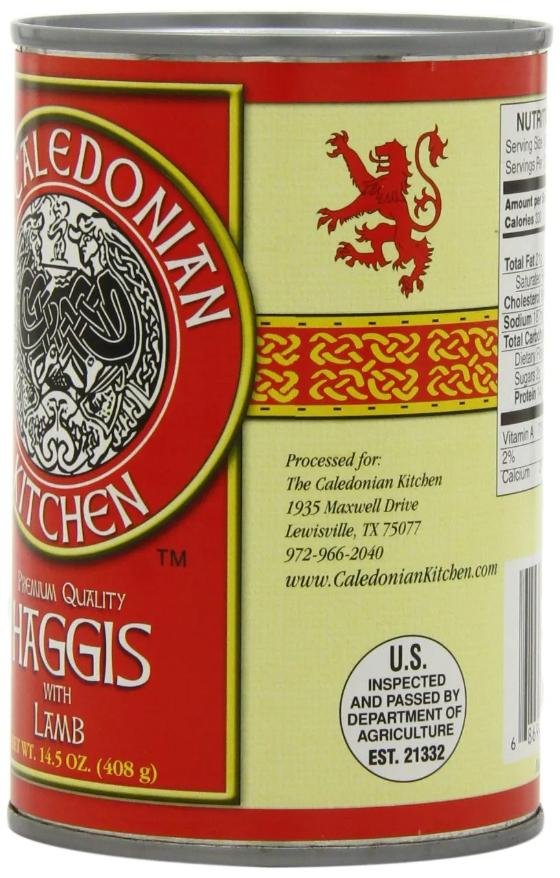 Caledonian Haggis With Lamb, 14.5-Ounce Cans (Pack of 3)