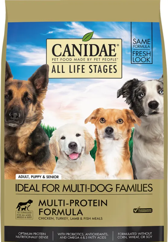 Canidae All Life Stages Dry Dog Food - Multi-Protein Chicken, Turkey & Lamb