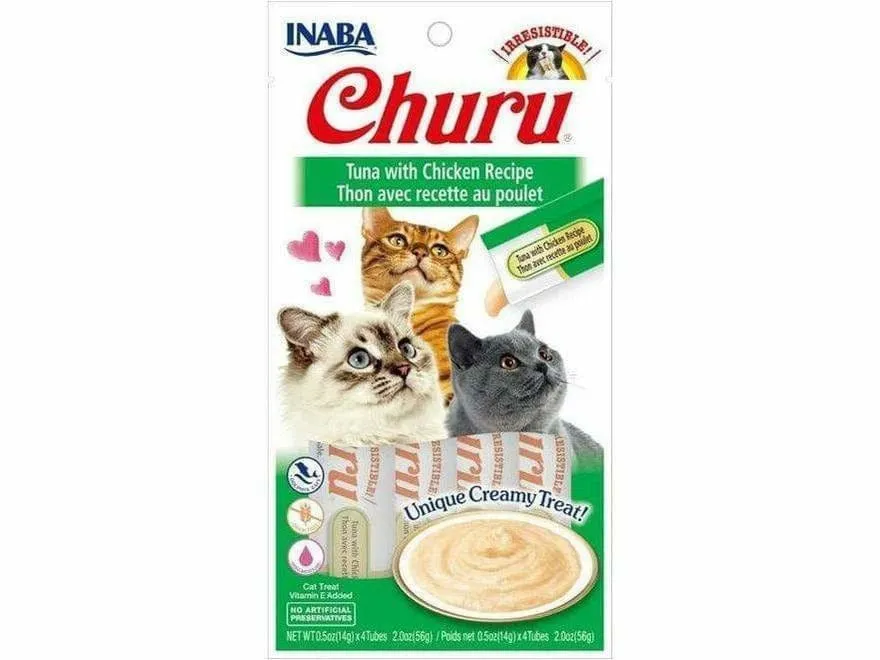 CHURU TUNA WITH CHICKEN 4 sticks 56gX12