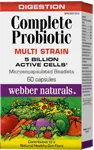 Complete Probiotic Multi Strain, 5 billion active cells, 60 capsules