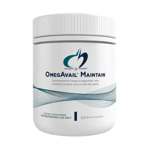 Designs for Health OmegAvail Maintain 180 softgel capsules