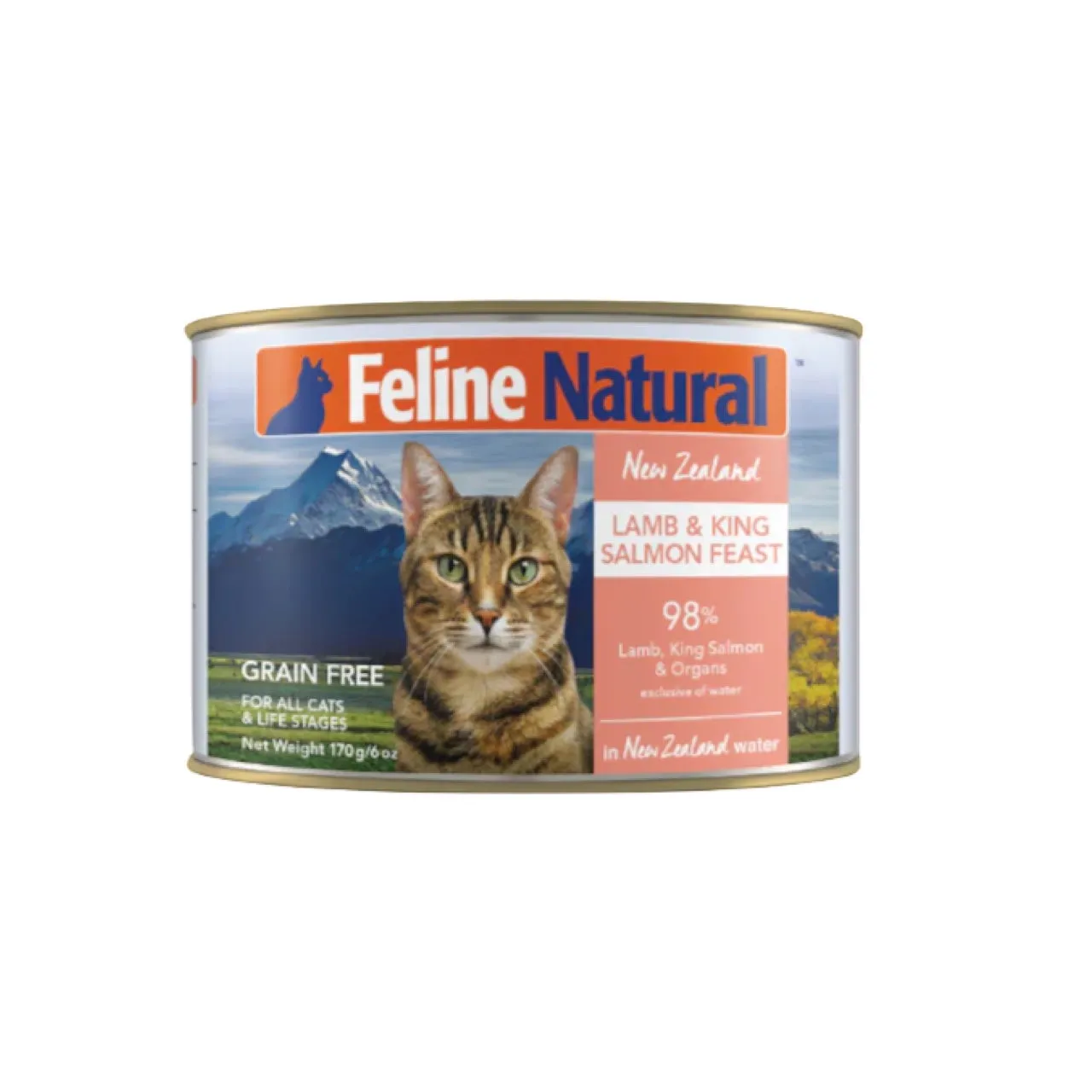 Feline Natural Lamb & King Salmon Cat Food Can 6oz