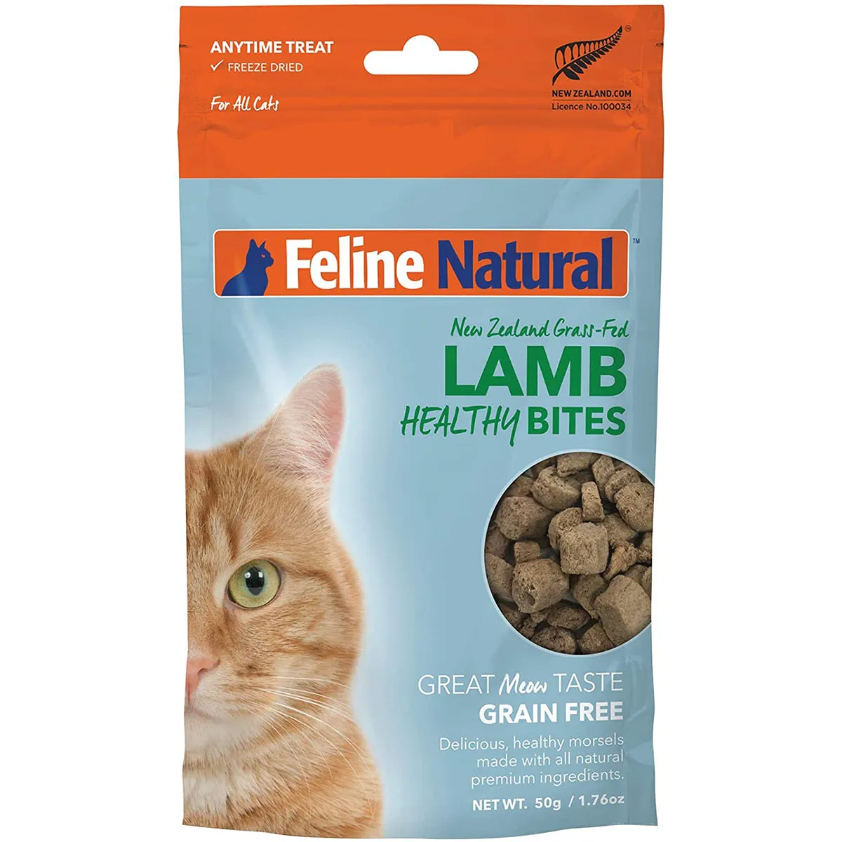 Feline Natural Lamb Healthy Bites Cat Treats 1.76oz