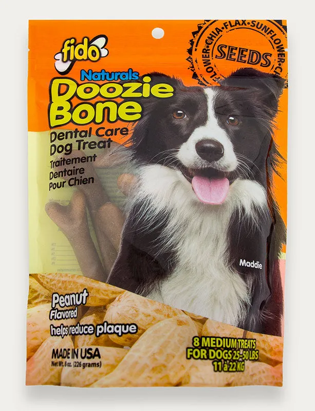 Fido Naturals Doozie Bone Peanut