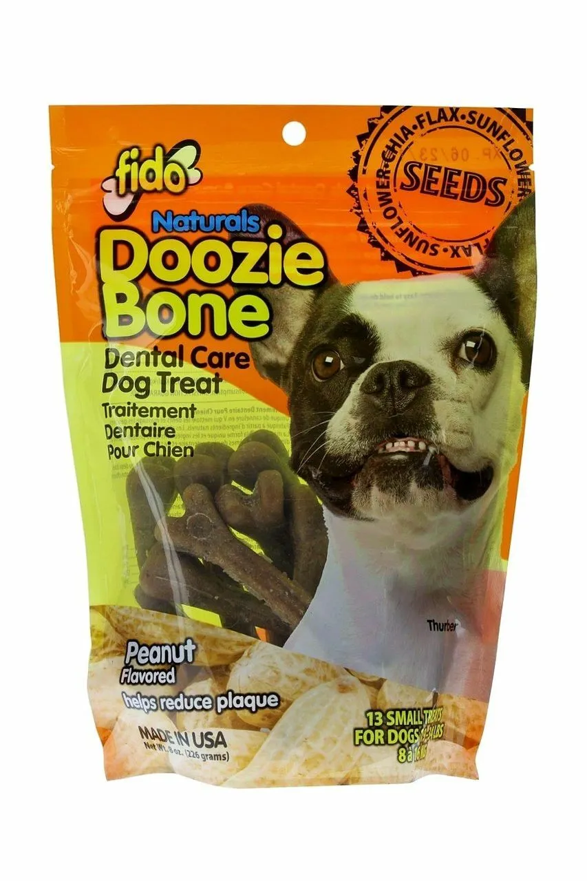 Fido Naturals Doozie Bone Peanut