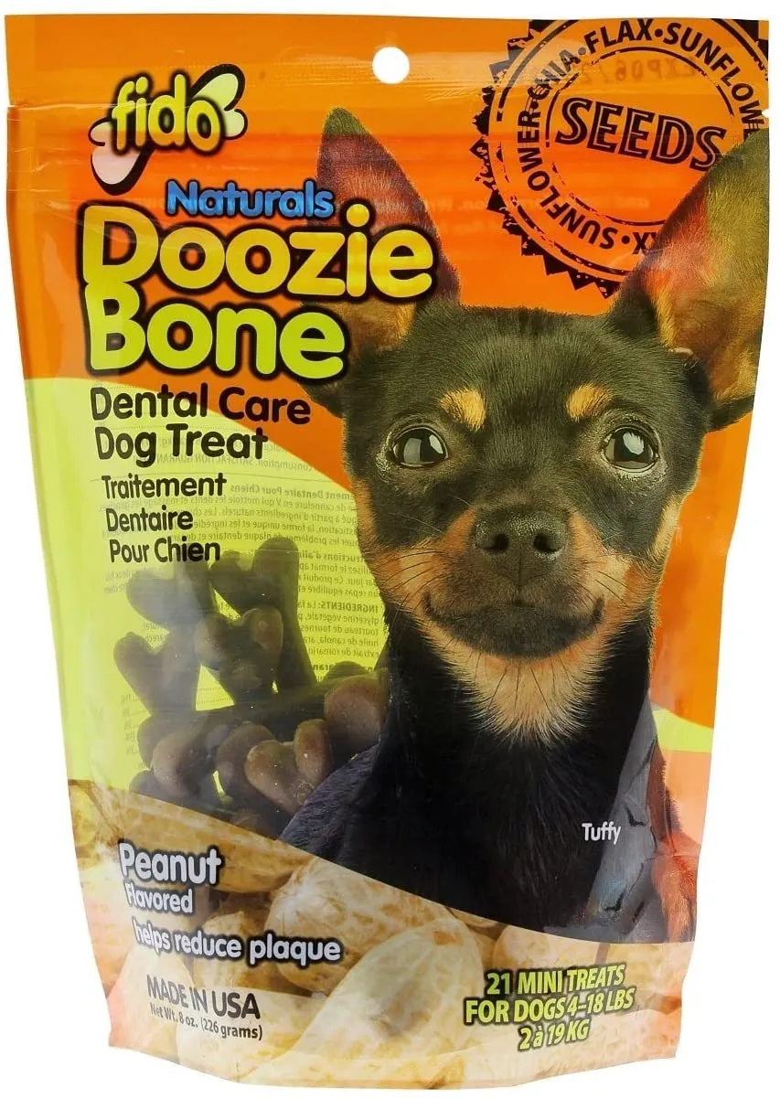 Fido Naturals Doozie Bone Peanut