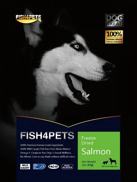 Fish 4 Pets Freeze Dried Salmon Dog Treat 57g