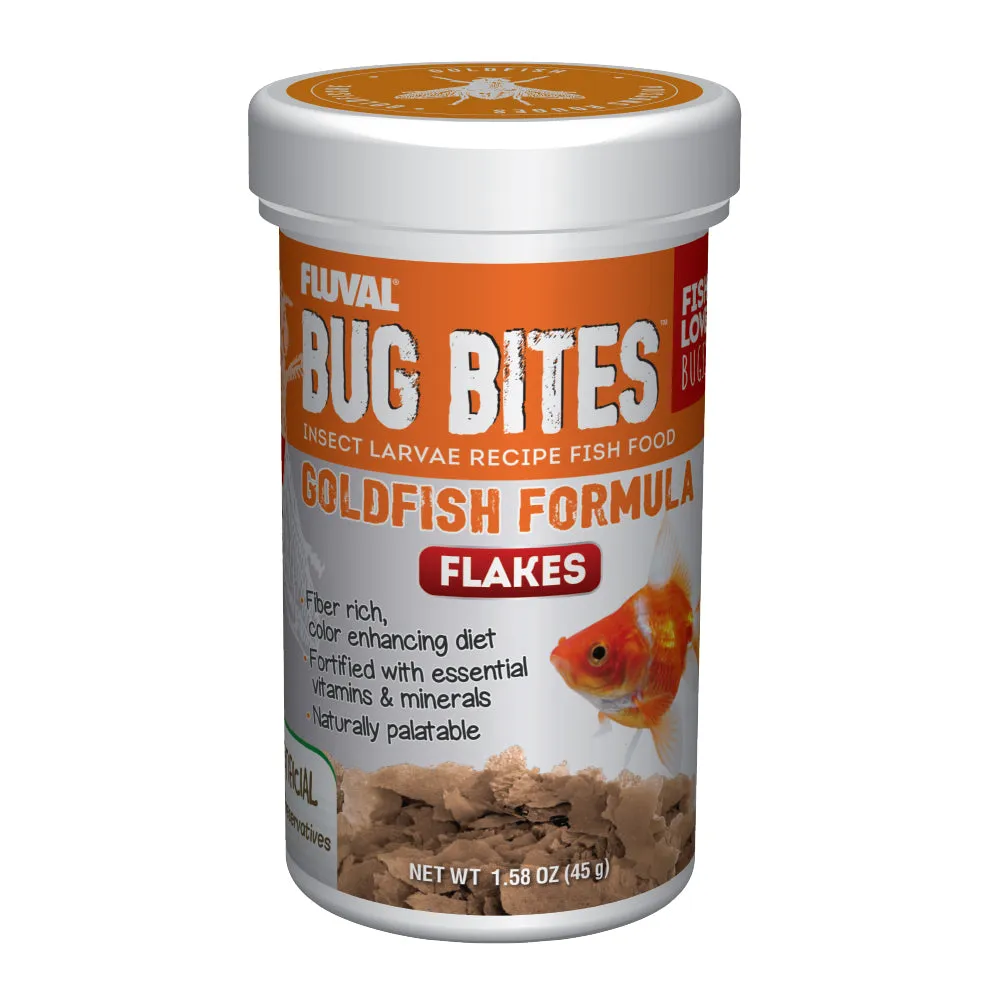 Fluval Bug Bites Goldfish Flake Formula