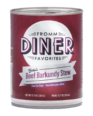 Fromm Diner Favorites - Bella's Beef Barkundy Stew Wet Dog Food 12.5oz