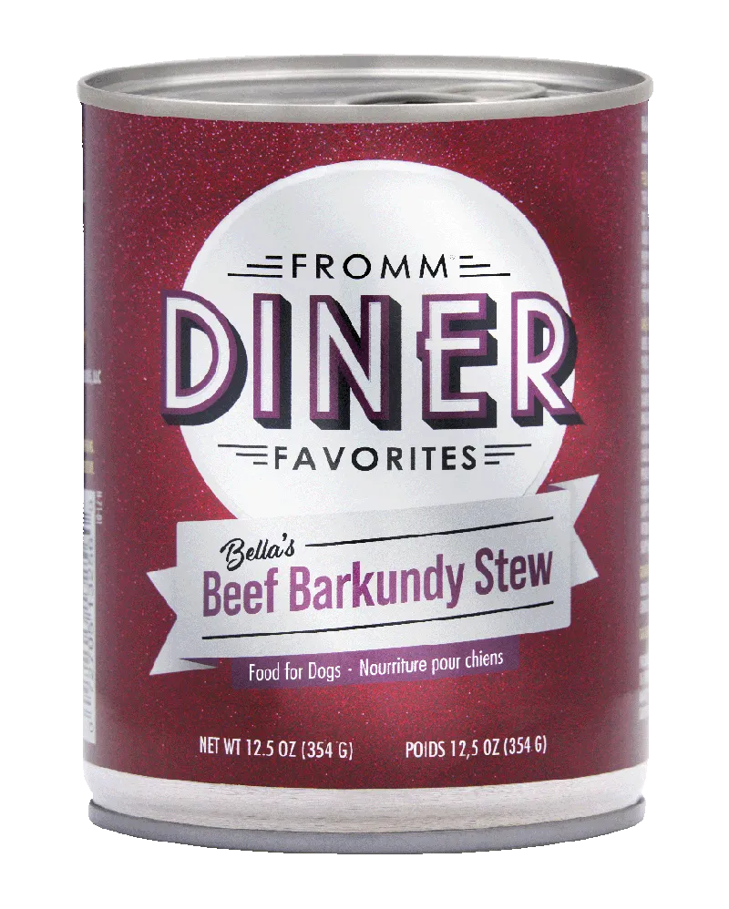 Fromm Diner Favorites - Bella's Beef Barkundy Stew Wet Dog Food 12.5oz