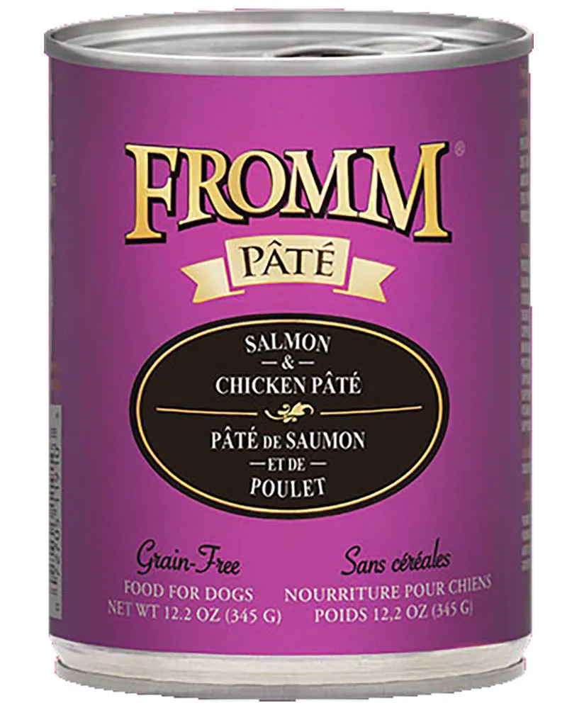 Fromm Salmon & Chicken Pate Wet Dog Food 12oz