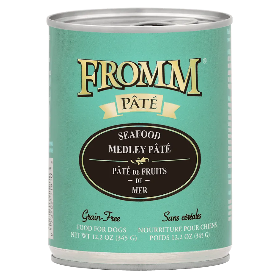 Fromm Seafood Medley Pate Canned Dog Food 12.2oz