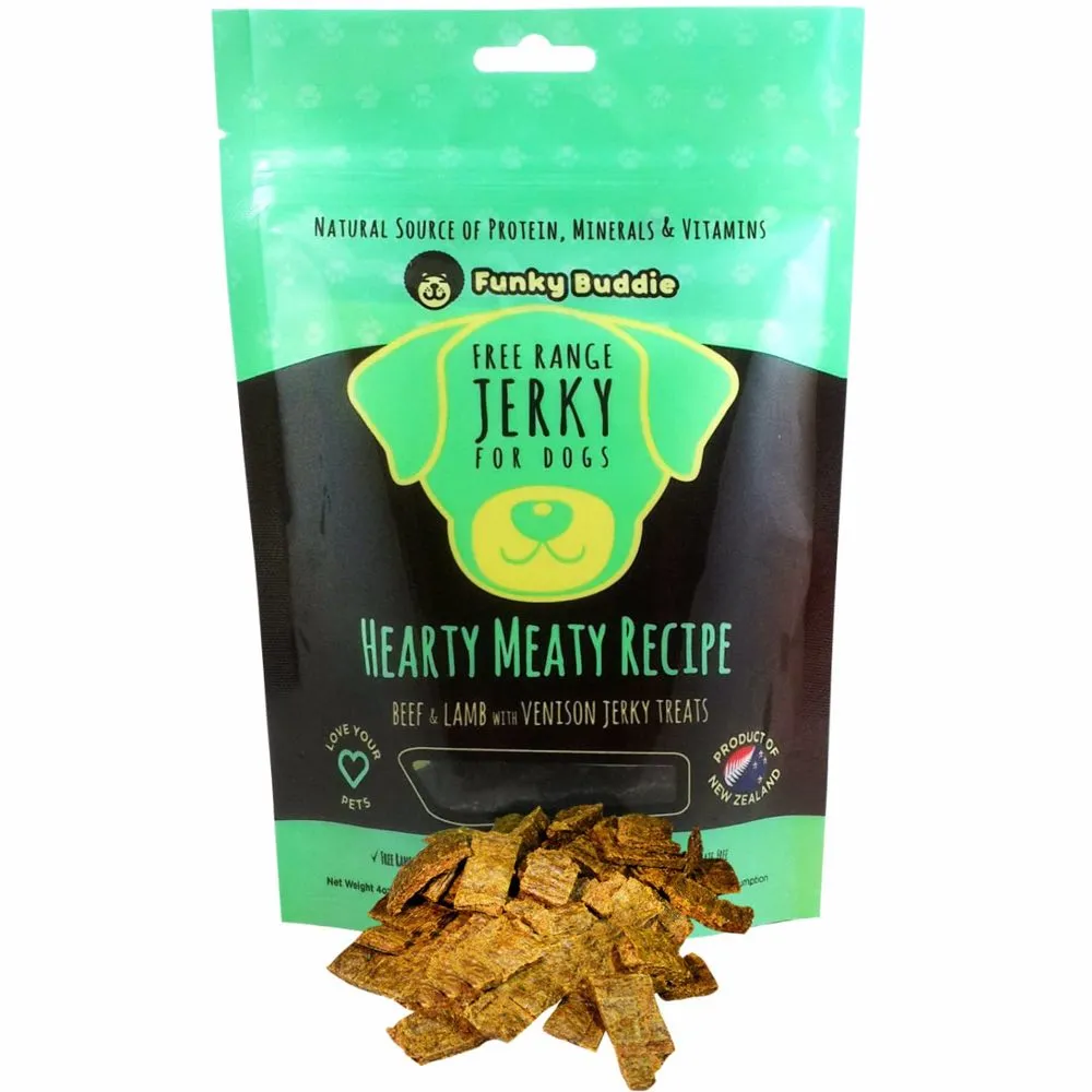 Funky Buddie Hearty Meaty Dog Treats 4oz