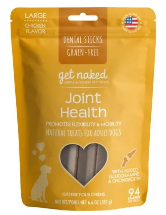 Get Naked Joint Health Dental Chew Sticks