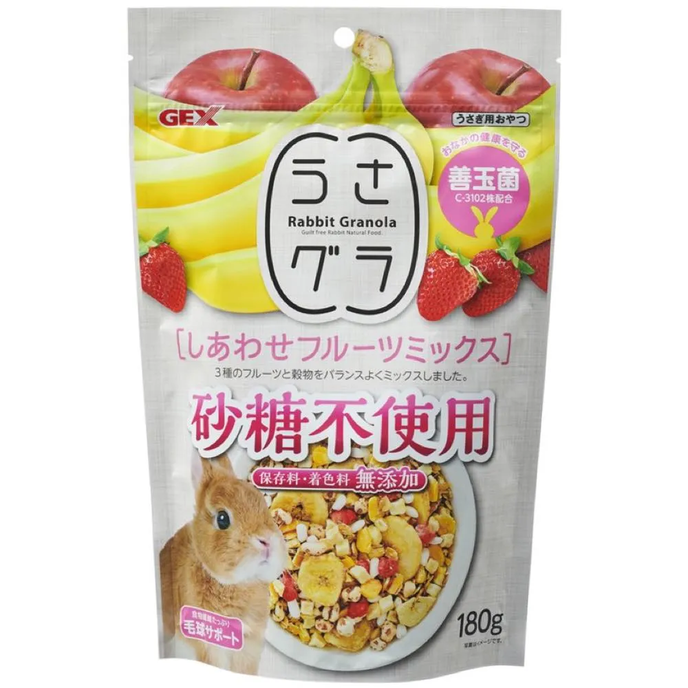 Gex Granola Fruits Mix Rabbit Treats 180g