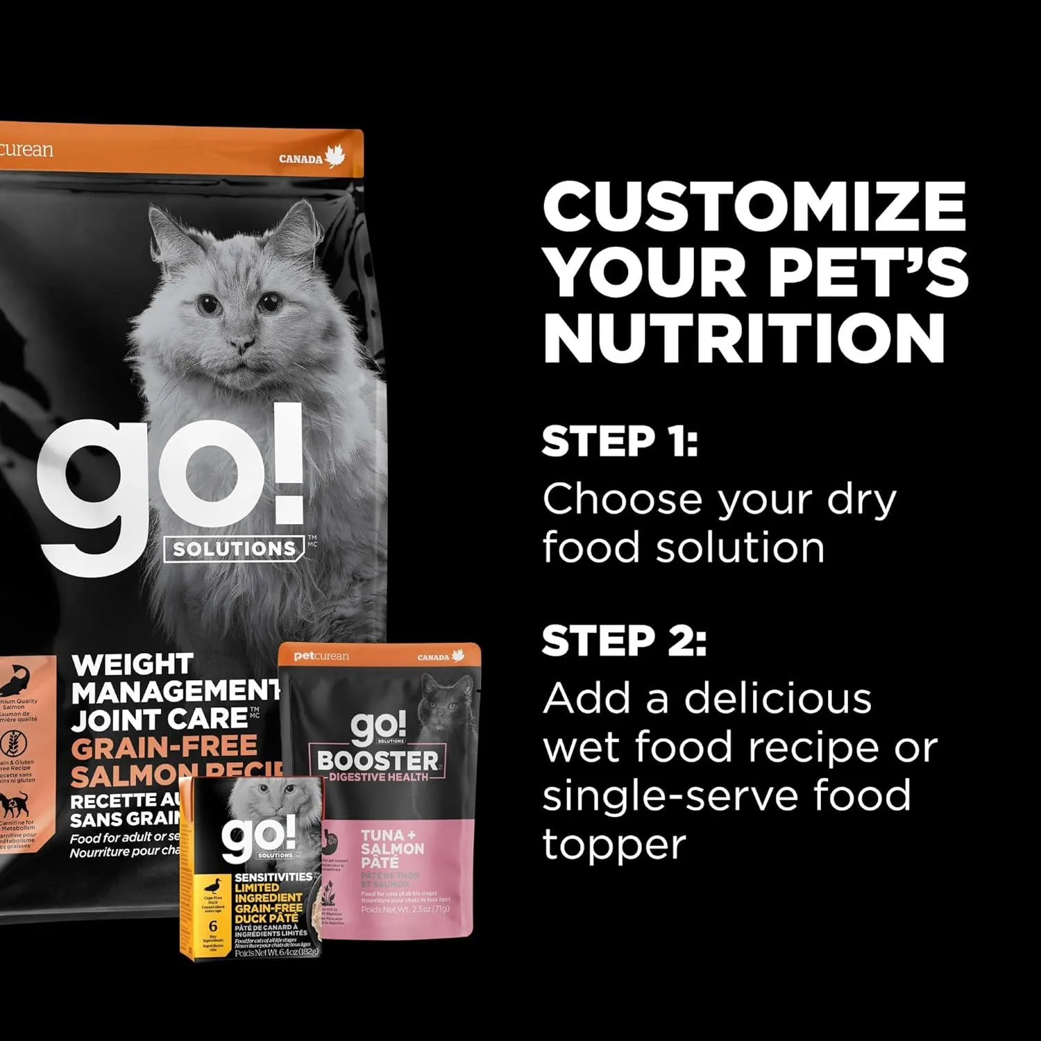 Go! Weight Management   Joint Care Grain-Free Salmon Recipe for cats