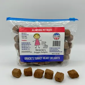 Gracie's Turkey Heart Delights Freeze Dried Dog Treats