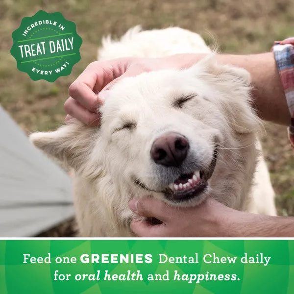 GREENIES Teenie Natural Dog Dental Care Chews Oral Health Dog Treats Fresh Flavor, 12-oz Pack