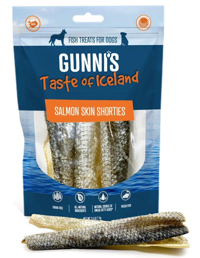 GUNNIS PET Salmon Skin Shorties 2.5oz