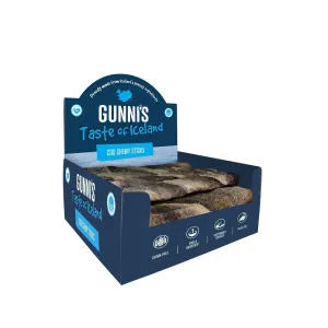 Gunnis Taste of Iceland Cod Skin Strips 8 Inch Dog Treats 25 Pack