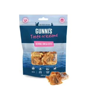 Gunnis Taste of Iceland Herring Omega Bites Cat Treats 42.5g^^^