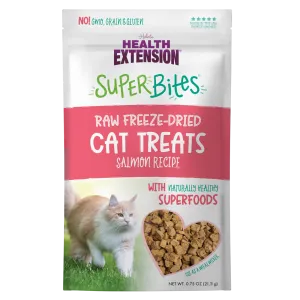 Health Extension SuperBites Freeze-Dried Raw Salmon Recipe Cat Treats, 0.75-oz