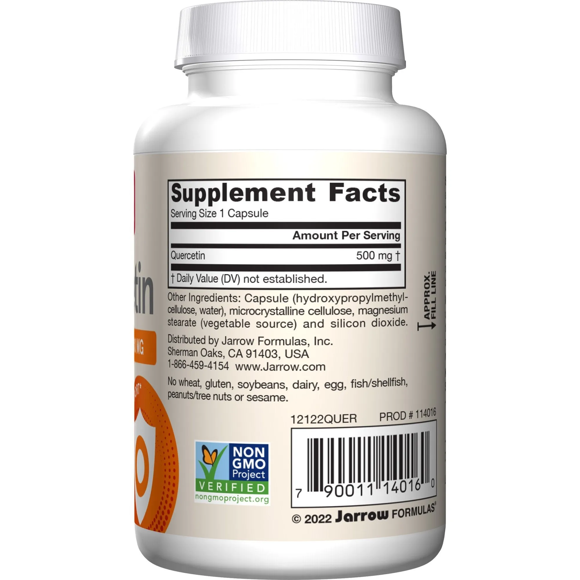 Jarrow Formulas Quercetin 500mg 100 Capsule