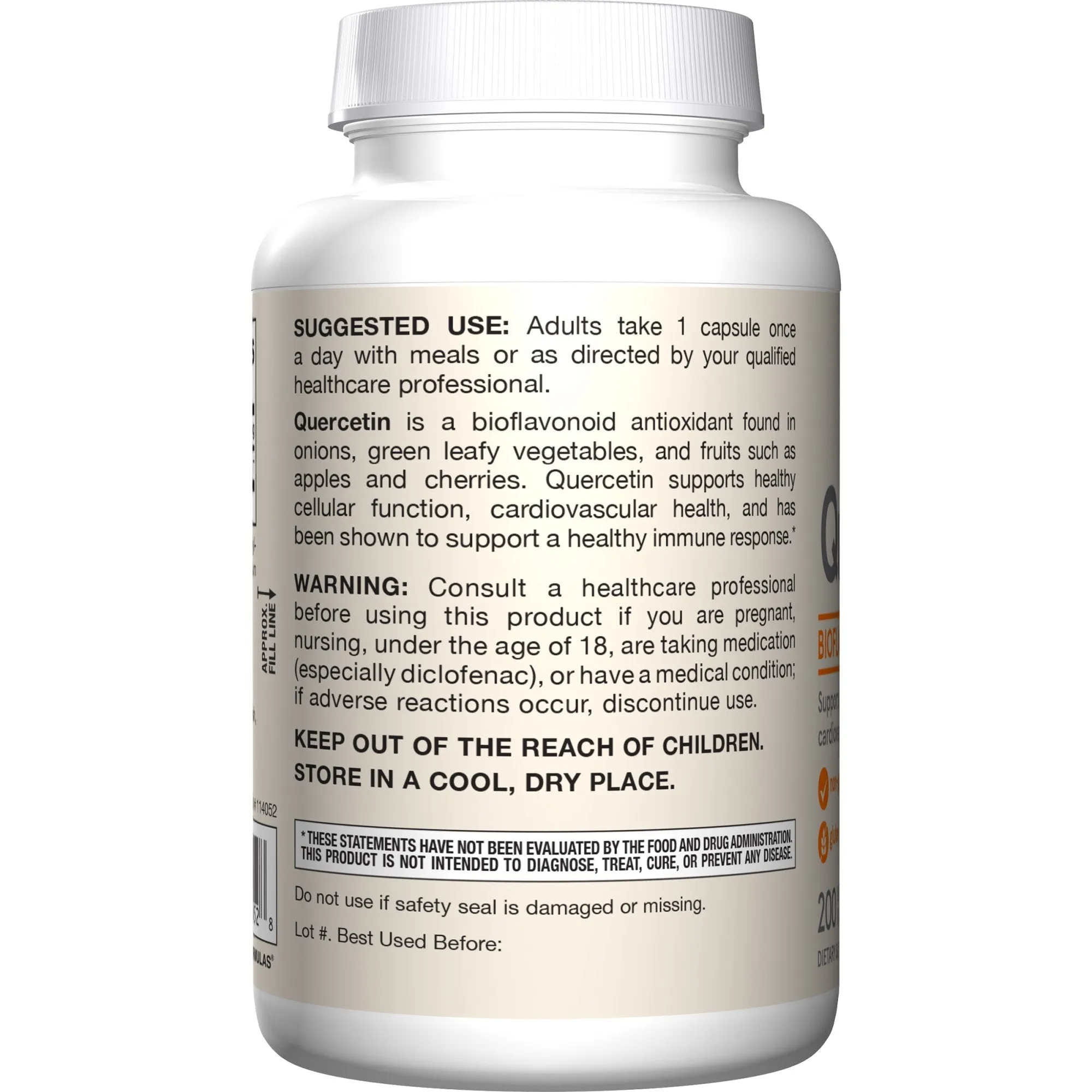 Jarrow Formulas Quercetin 500mg 200 Capsule